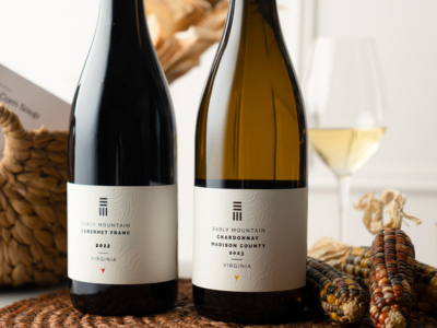 Chardonnay alongside seasonal corn soup